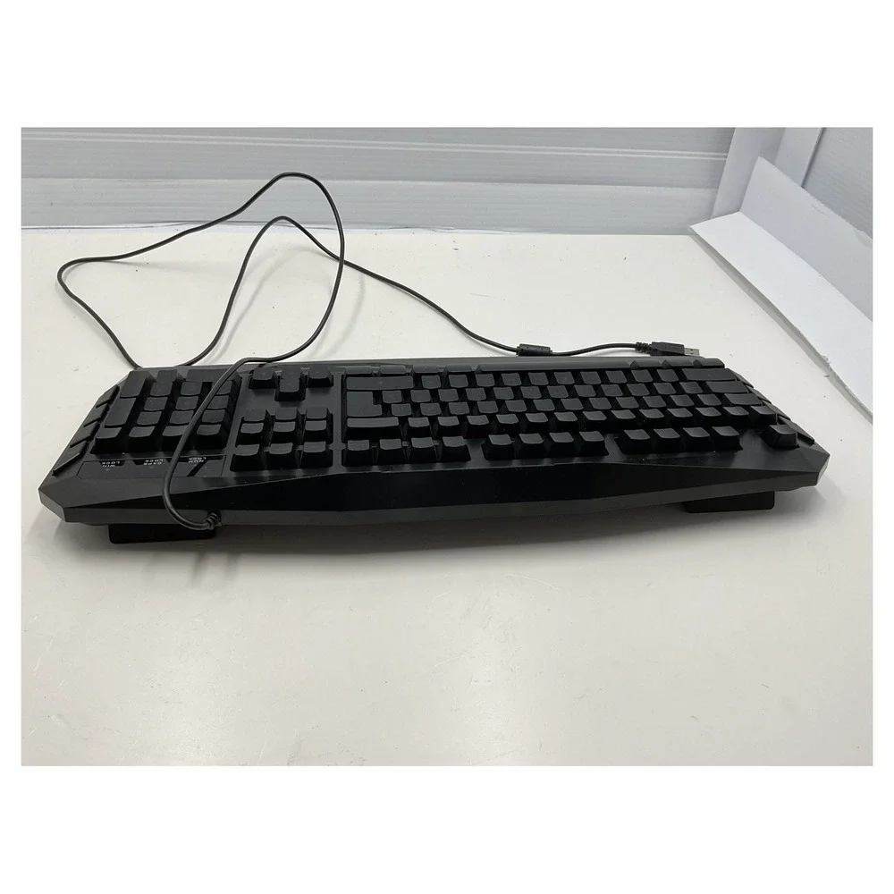 CyberPowerPC Wired Gaming Keyboard Black USB Multimedia‎